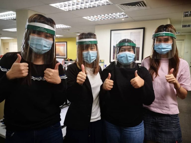 Donation Face Shield To Uob Bank Penang.